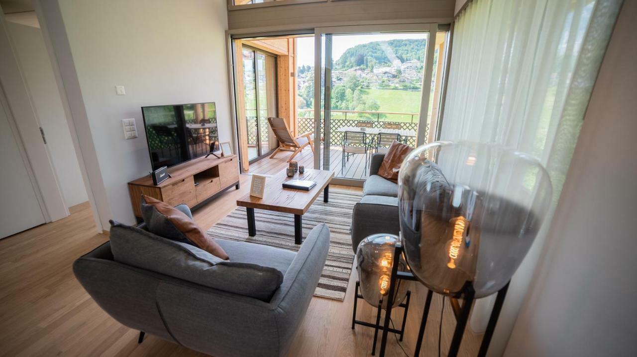 Seaside-Lodge, Top Apartment Spiez Exterior foto